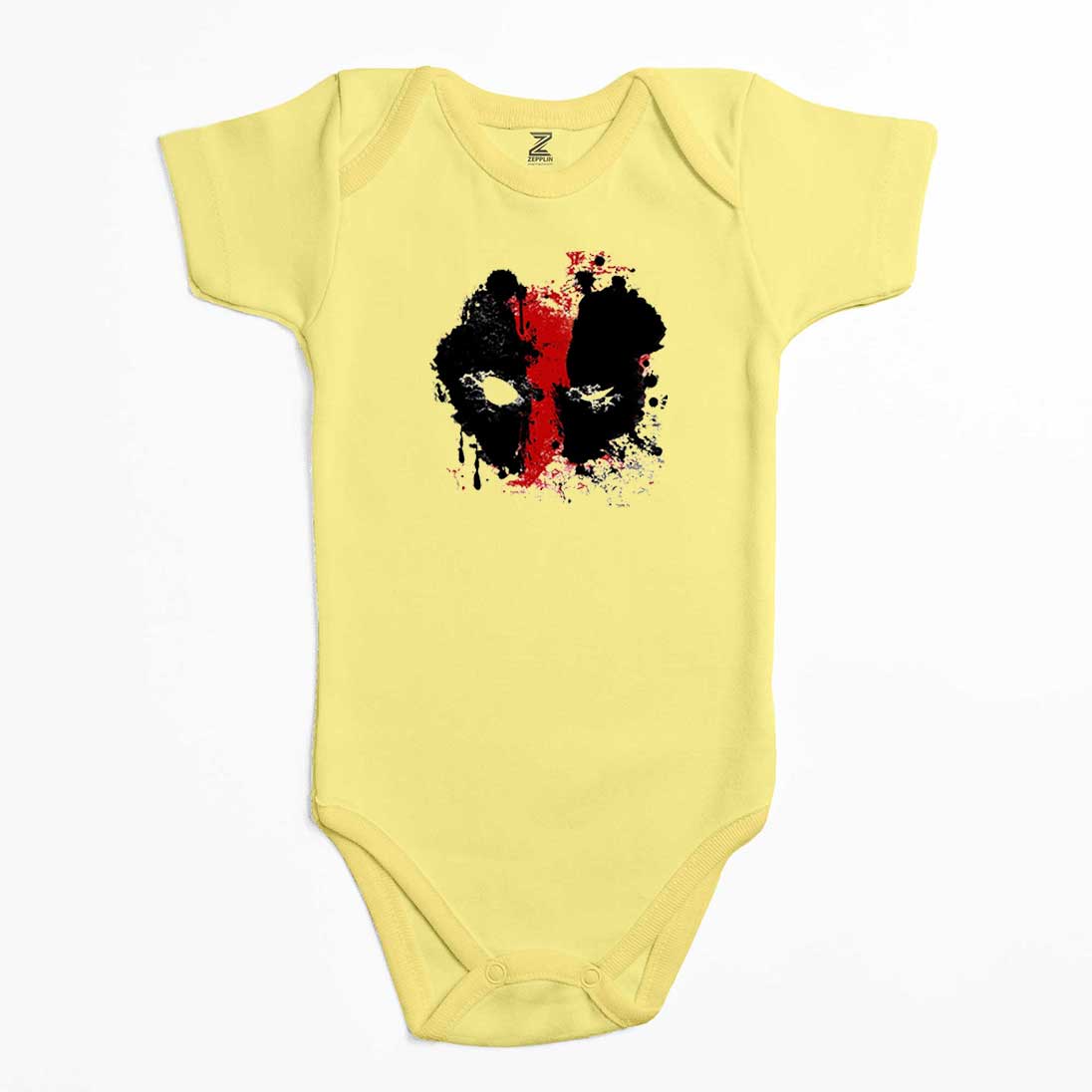 Deadpool Boyama Renkli Bebek Body Zıbın