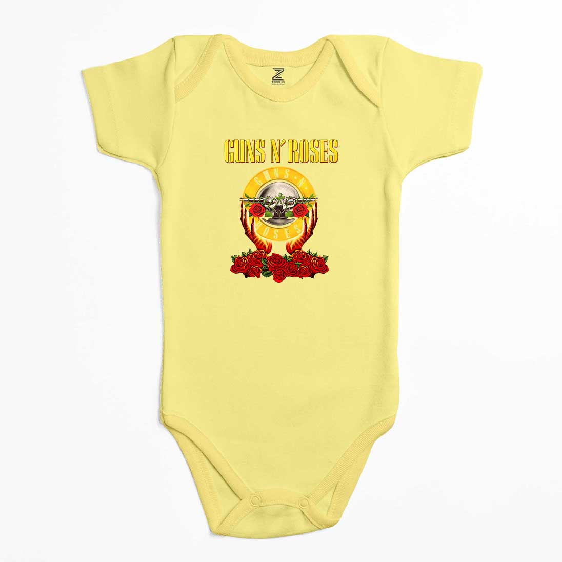 Guns N Roses Hands And Light Renkli Bebek Body Zıbın