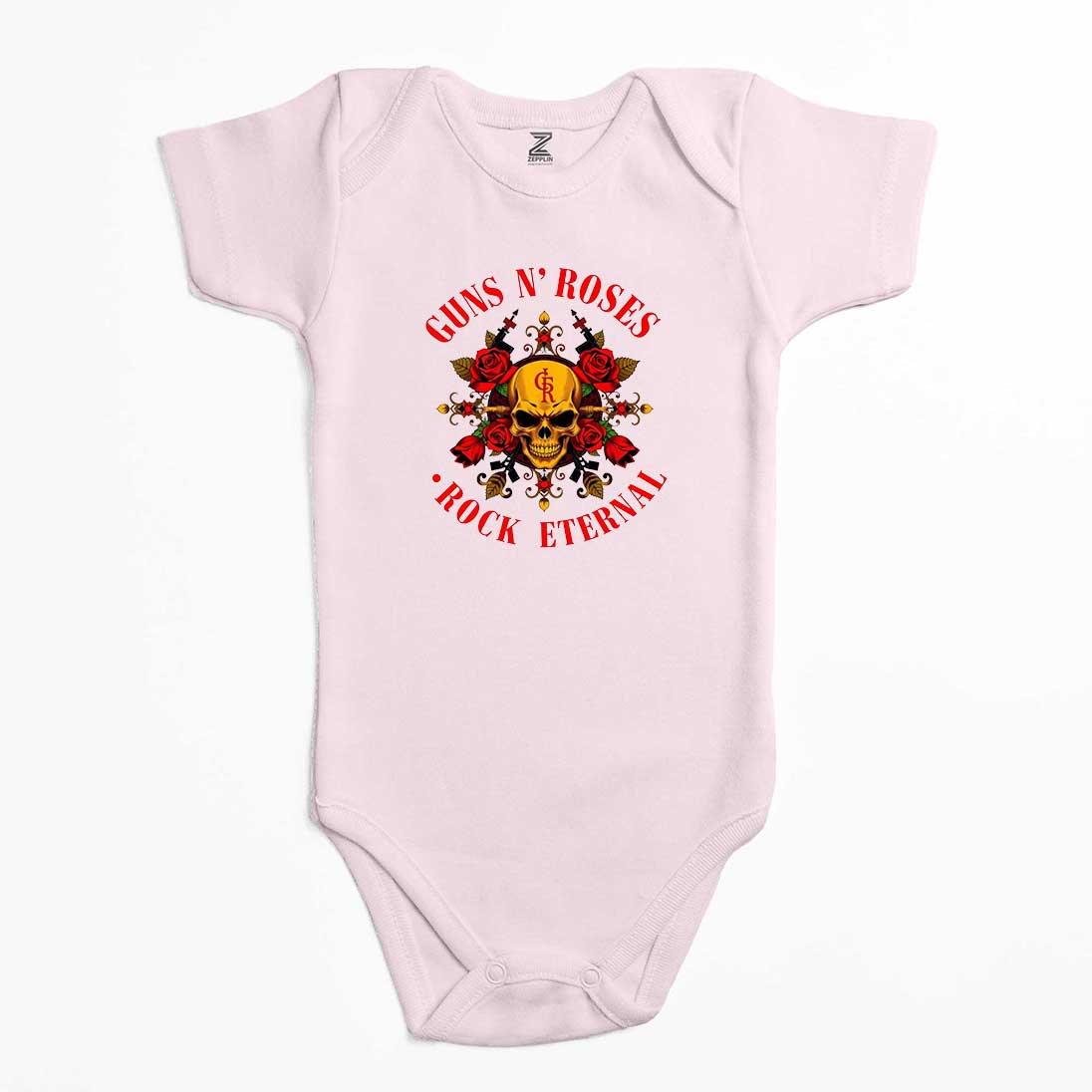 Guns N Roses Rock Eternal Renkli Bebek Body Zıbın