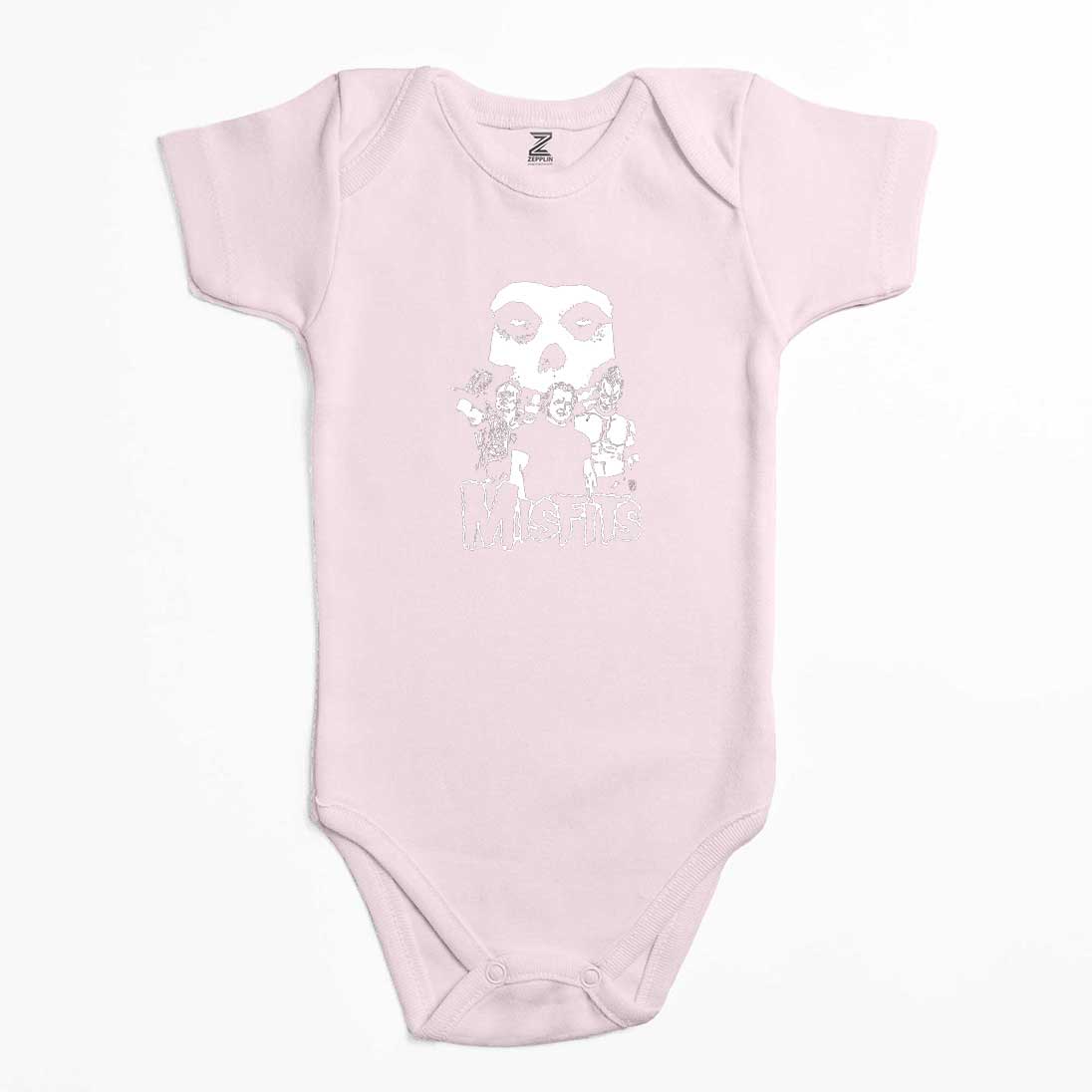 Misfits Grup Logo Renkli Bebek Body Zıbın