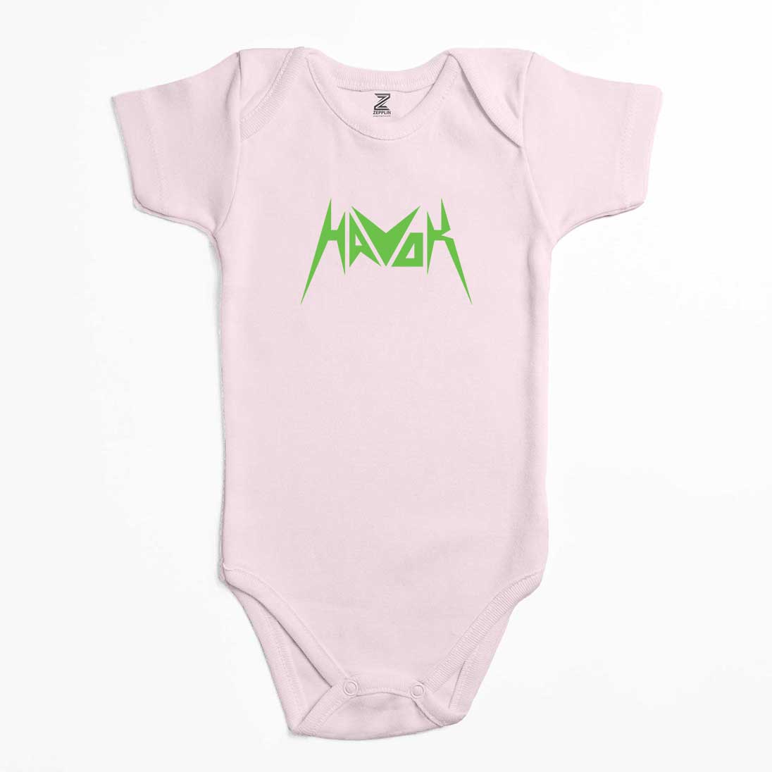 Havok Green Logo Renkli Bebek Body Zıbın