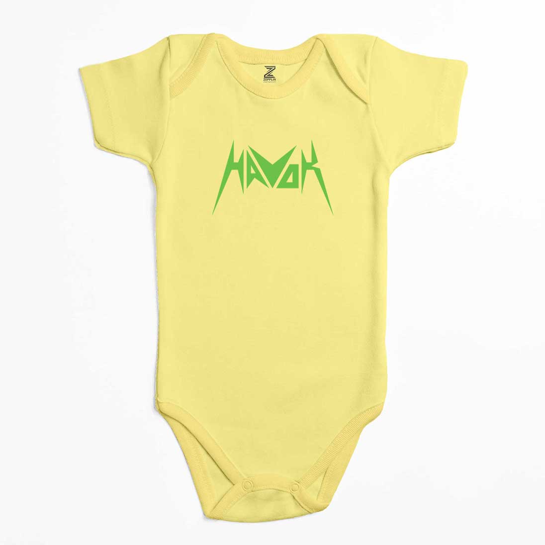 Havok Green Logo Renkli Bebek Body Zıbın