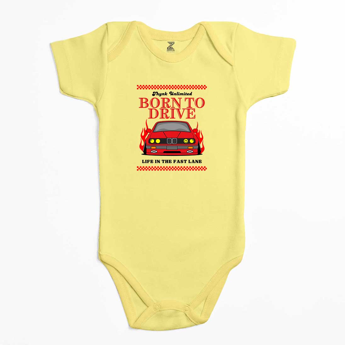 Born To Drive Bmw Renkli Bebek Body Zıbın