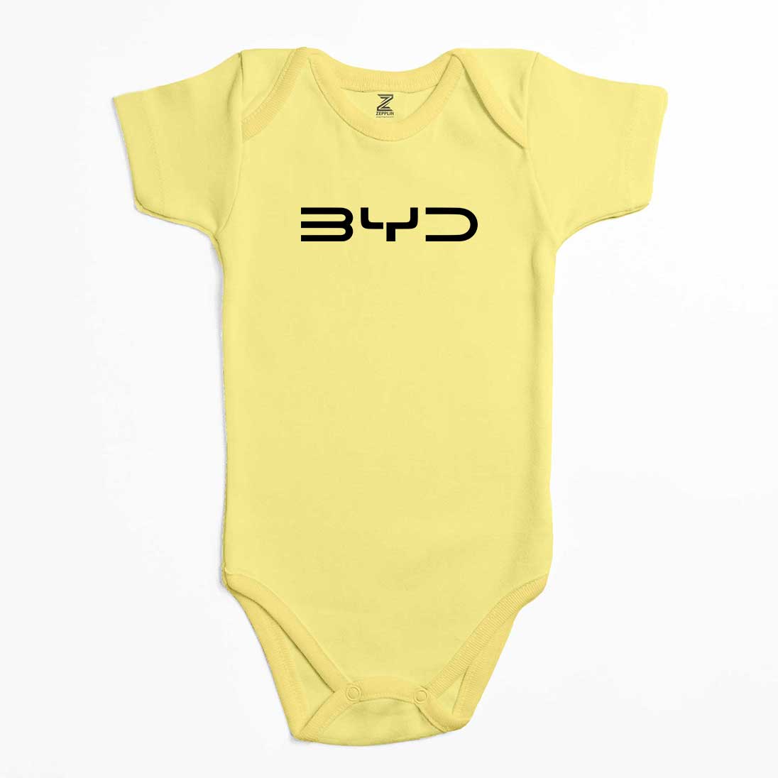 BYD Logo Black Renkli Bebek Body Zıbın