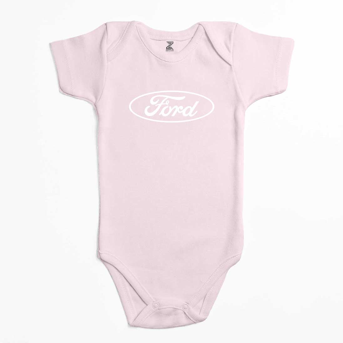 Ford Logo Text Renkli Bebek Body Zıbın