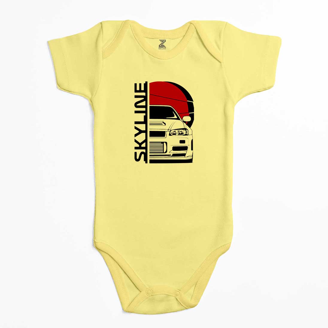Skyline Renkli Bebek Body Zıbın