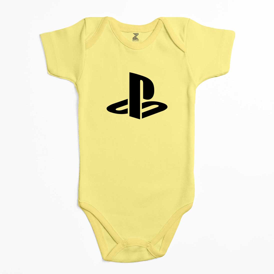 Playstation Logo Black Renkli Bebek Body Zıbın
