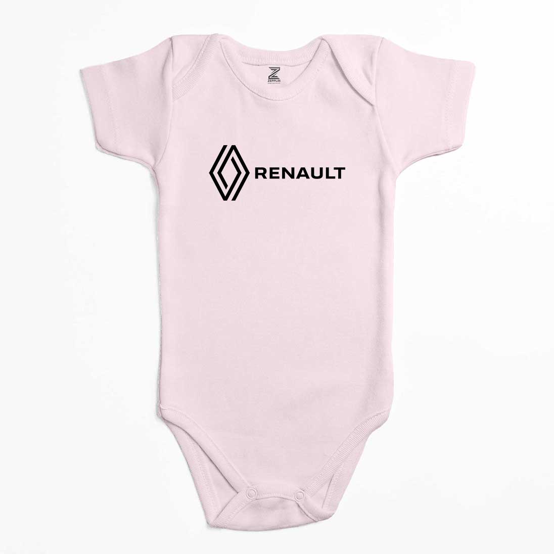 Renault Text Logo Renkli Bebek Body Zıbın