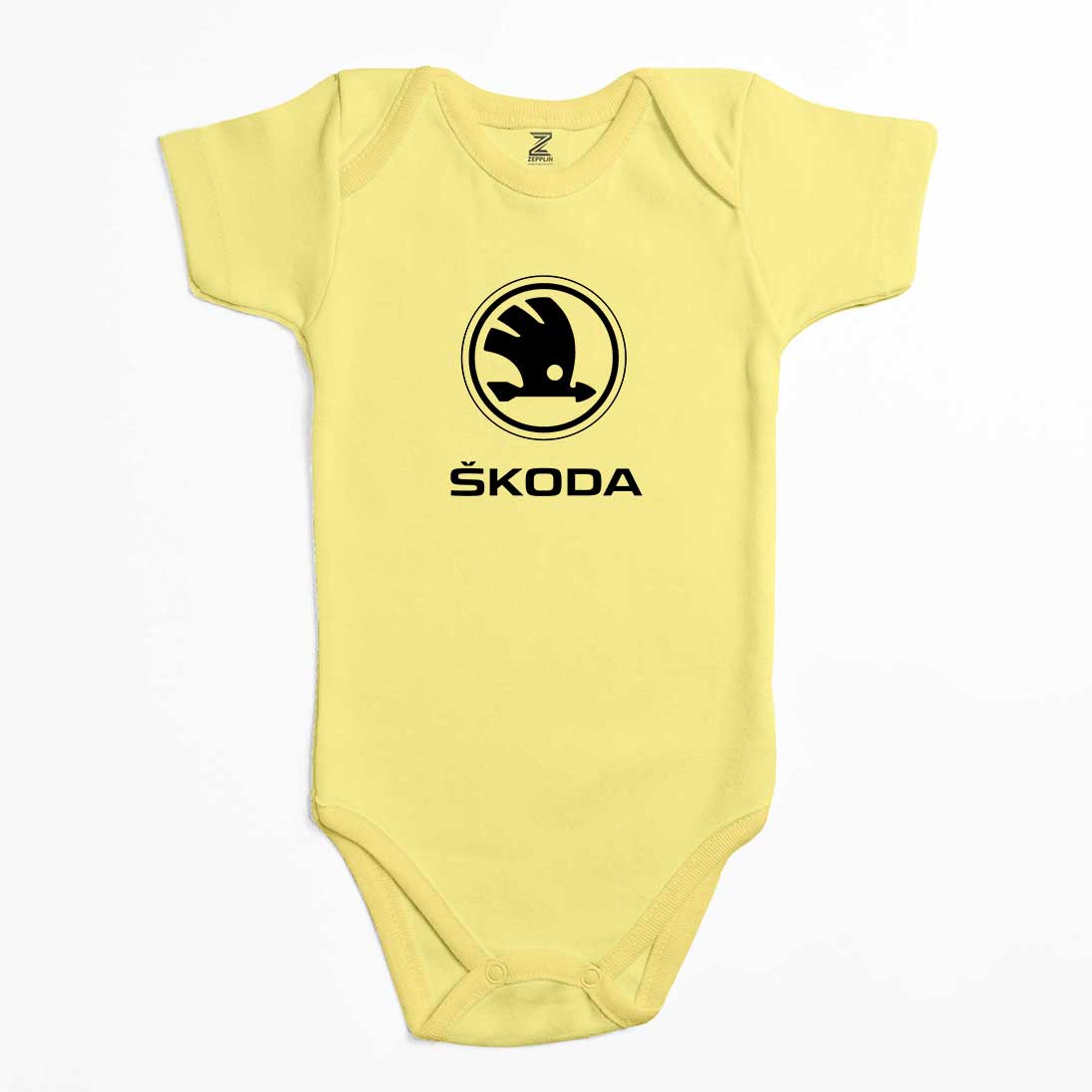 Skoda Logo Renkli Bebek Body Zıbın