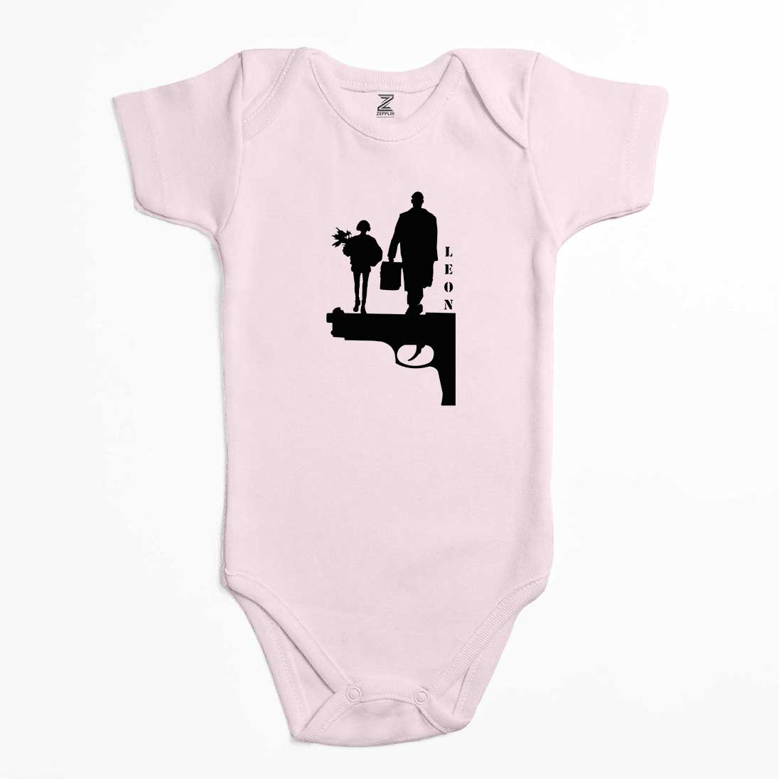 Leon Gun Silüet Renkli Bebek Body Zıbın