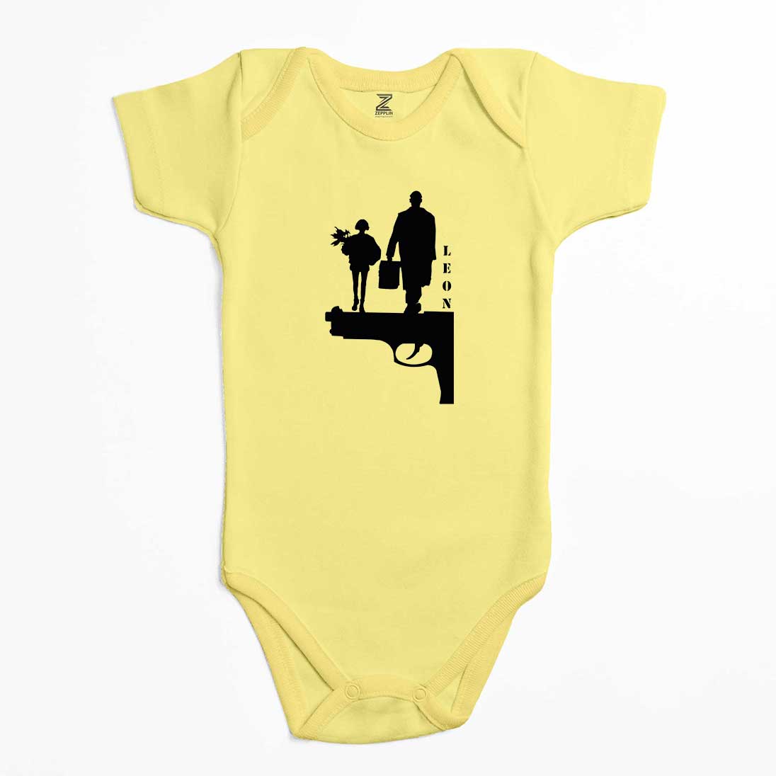Leon Gun Silüet Renkli Bebek Body Zıbın