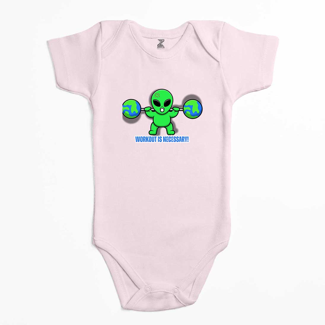 Workout Fitnes Animated Renkli Bebek Body Zıbın