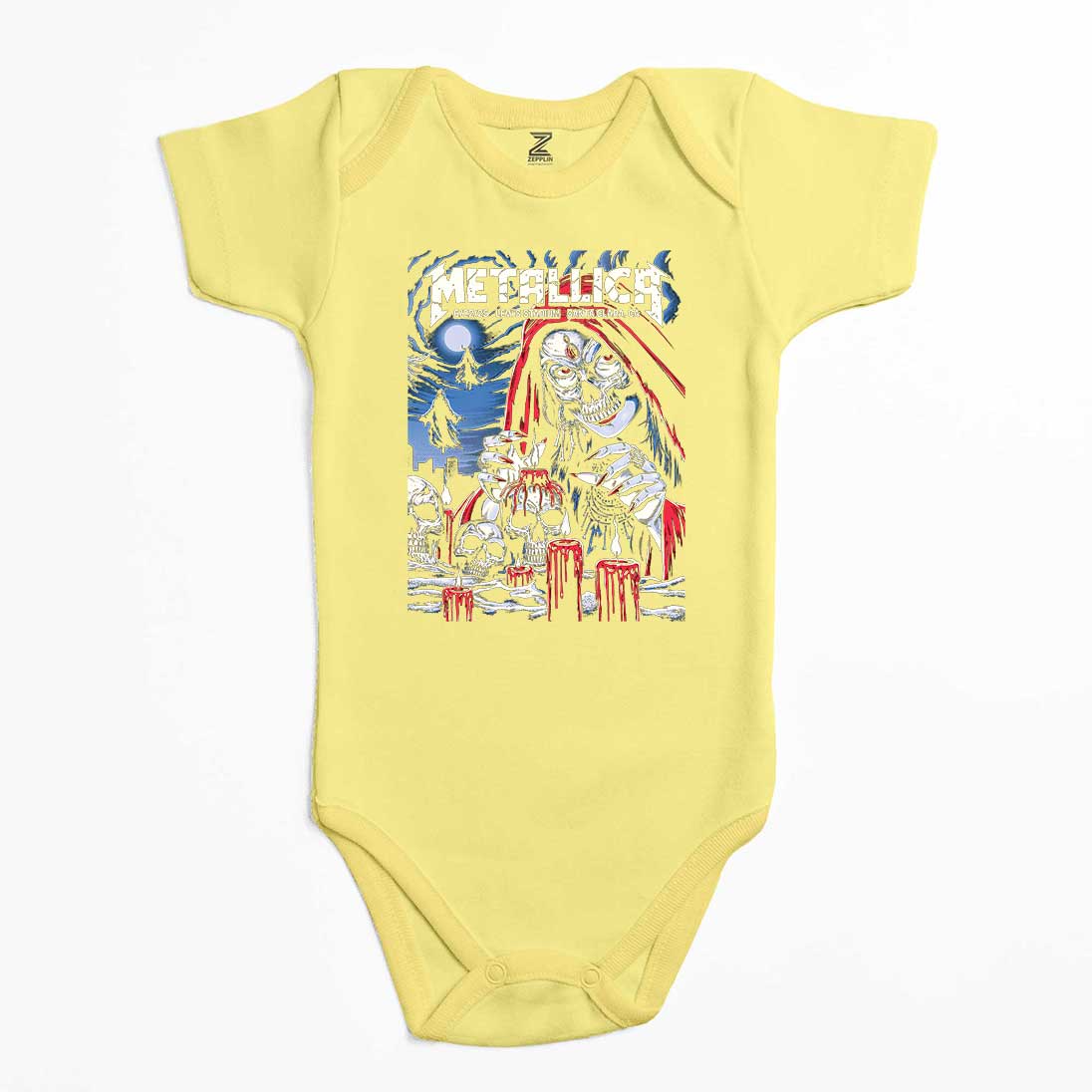 Metallica 2025 Tour Renkli Bebek Body Zıbın