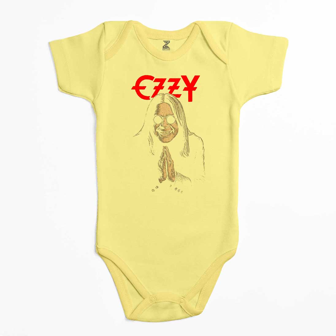 Ozzy Osbounre Renkli Bebek Body Zıbın