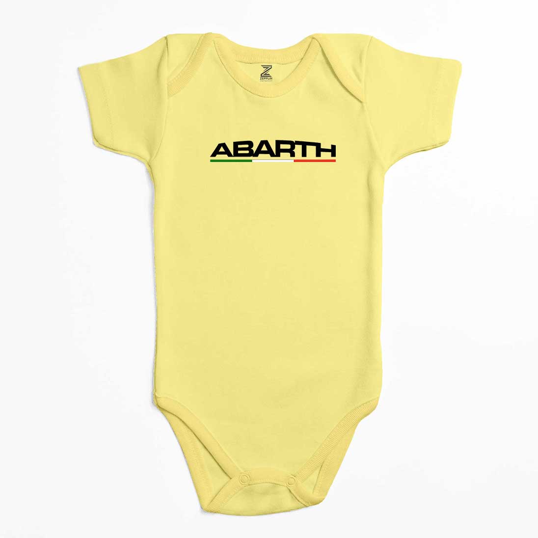 Abarth Text İtalya Renkli Bebek Body Zıbın