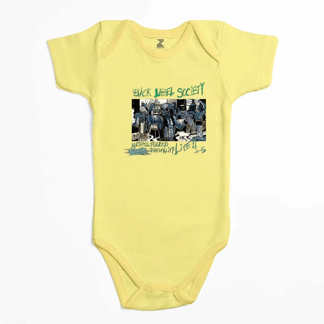 Black Label Society Alcohol Fueled Brewtality Renkli Bebek Body Zıbın
