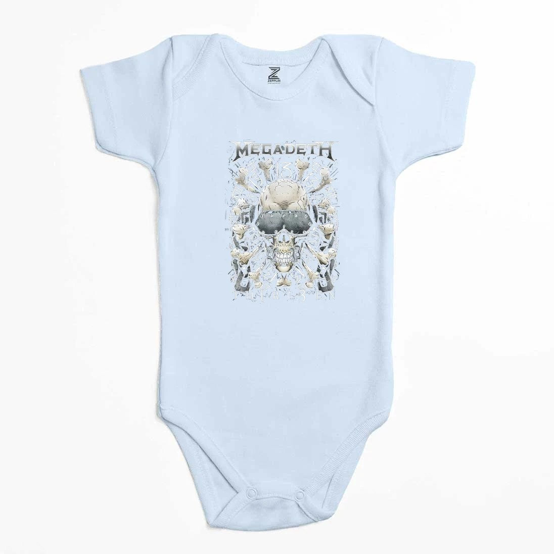 Megadeth Th1rt3en Renkli Bebek Body Zıbın