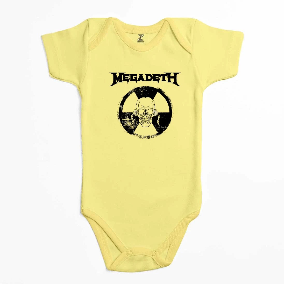 Megadeth WARNING Renkli Bebek Body Zıbın