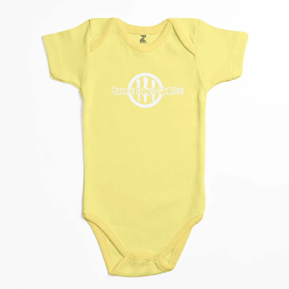 Three Days Grace Logo Renkli Bebek Body Zıbın