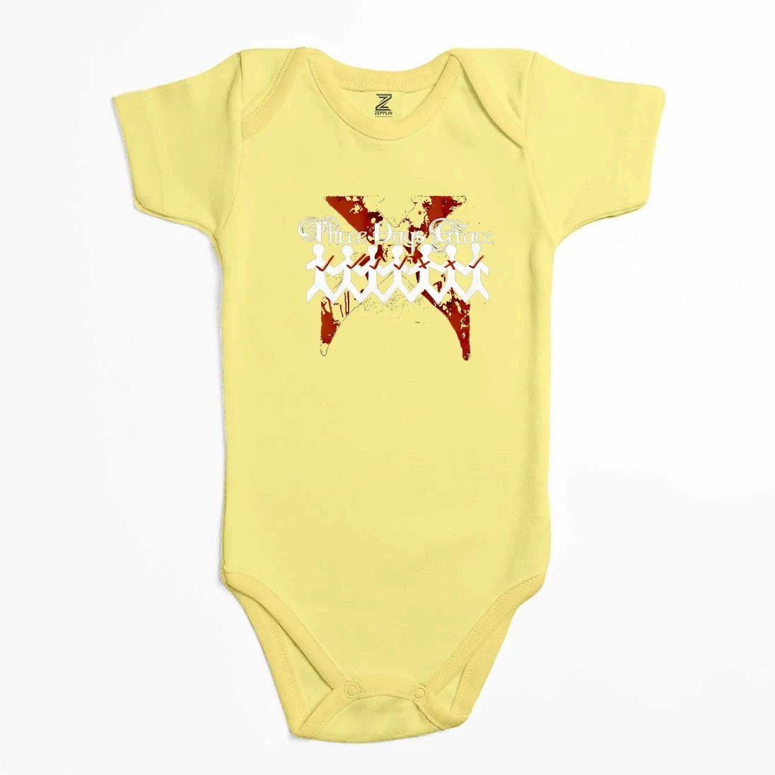 Three Days Grace One-X Renkli Bebek Body Zıbın