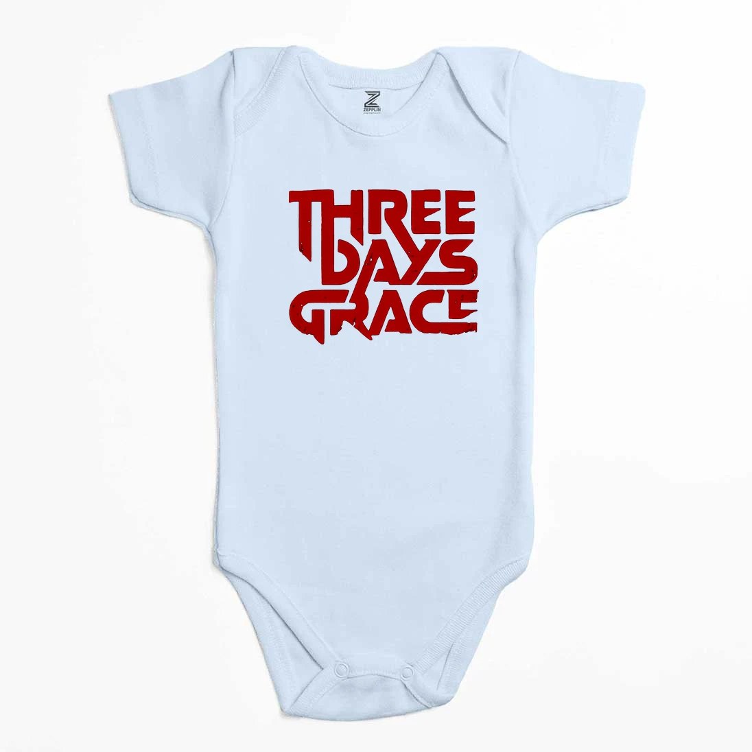 Three Days Grace Text Renkli Bebek Body Zıbın