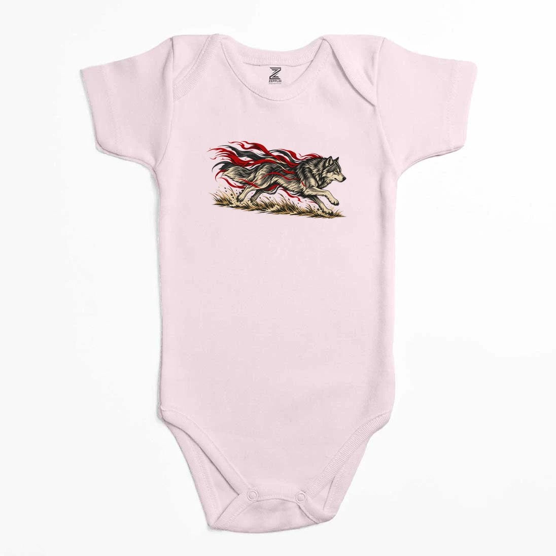 Bozkurt Rüzgâr Koşucusu Renkli Bebek Body Zıbın