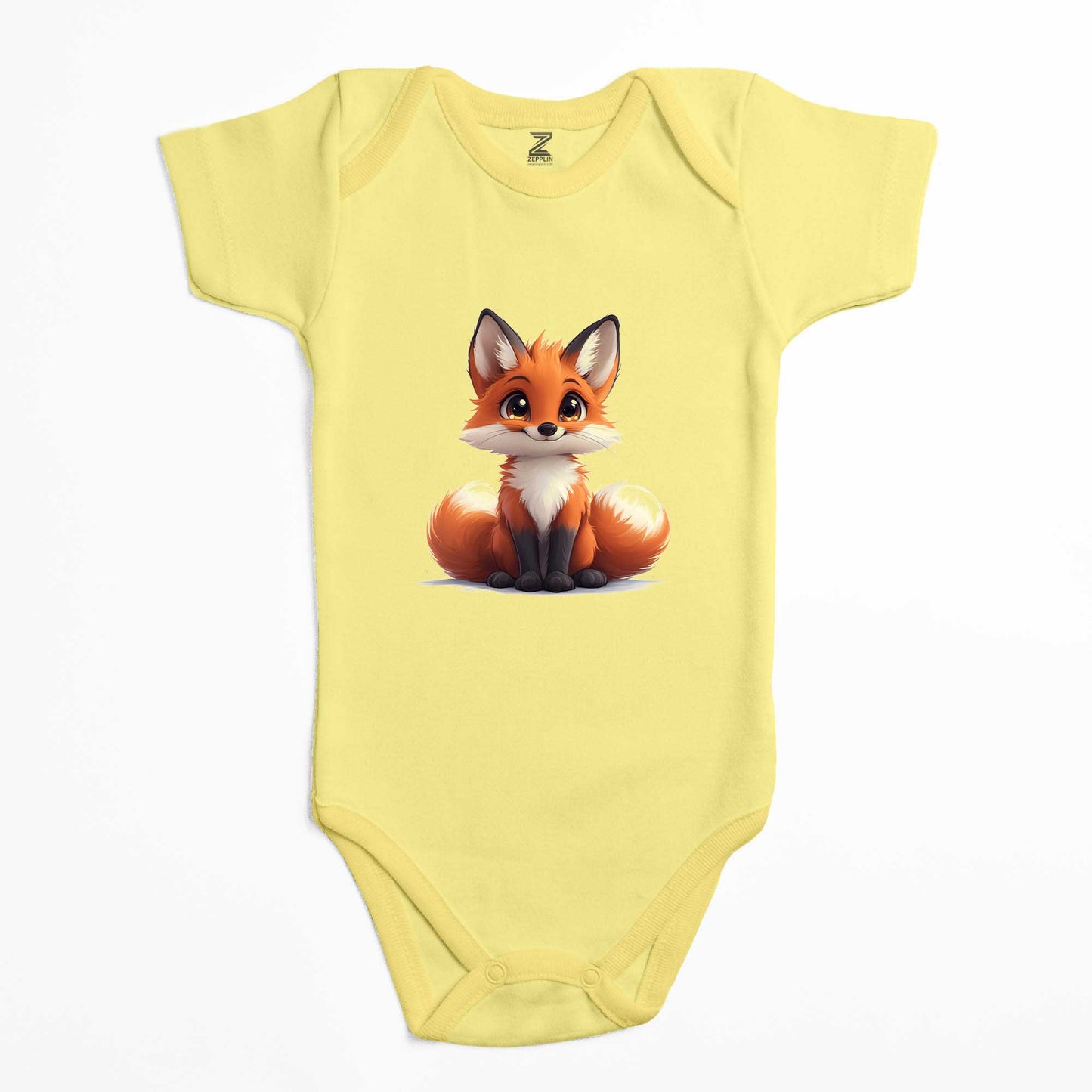 Tilki Renkli Bebek Body Zıbın