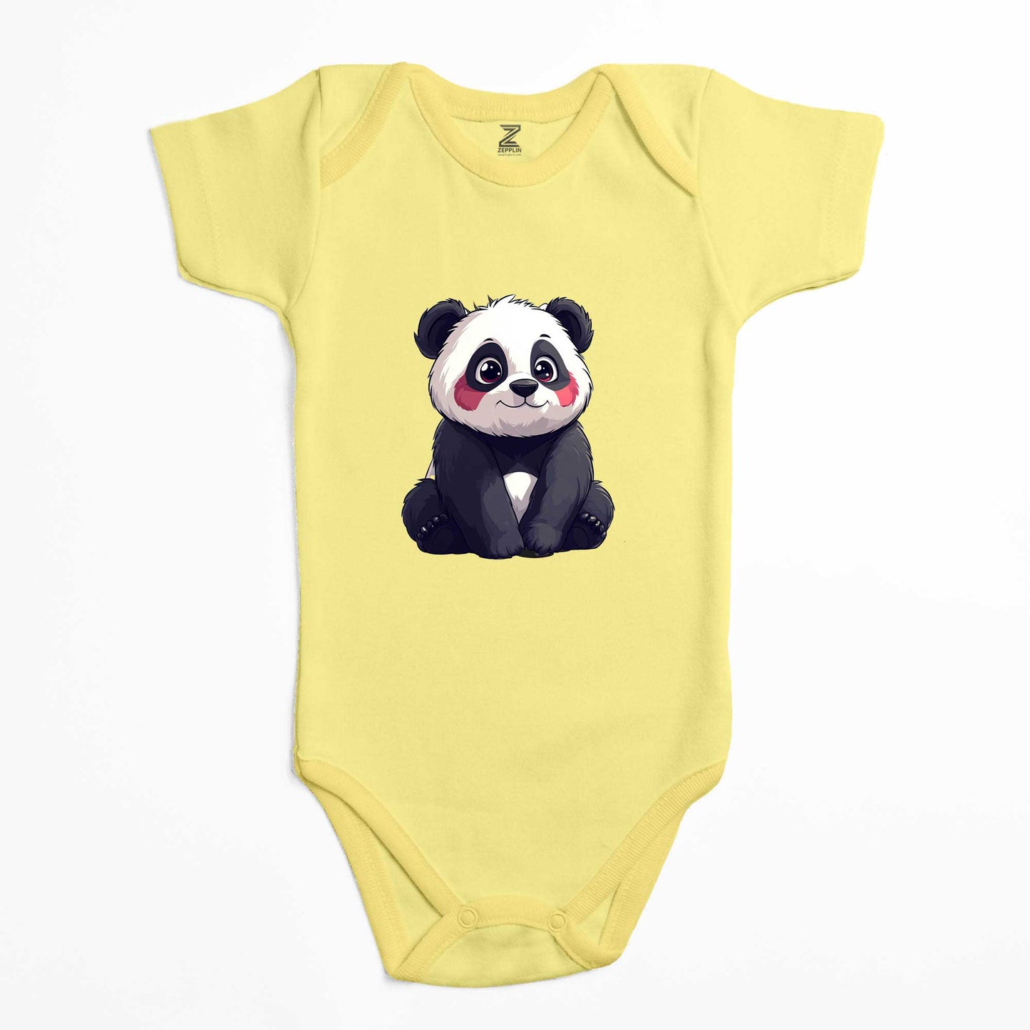 Şirin Panda Renkli Bebek Body Zıbın