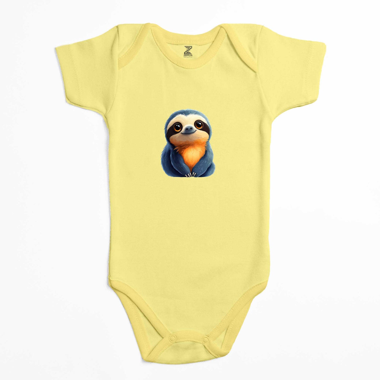 Şirin Tembel Hayvan Renkli Bebek Body Zıbın