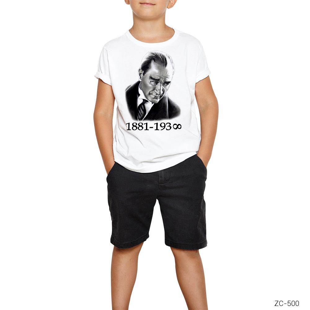 Atatürk Beyaz Çocuk Tişört