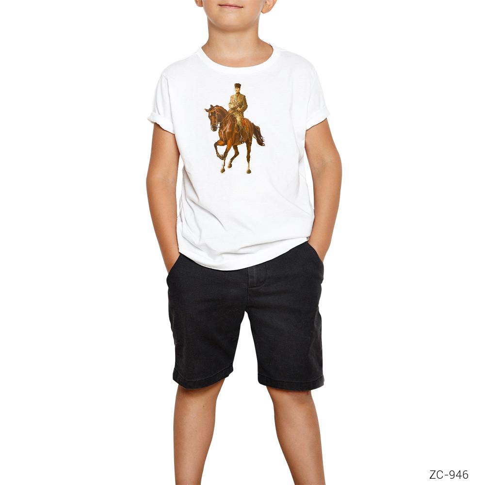 Atatürk Maraşel Beyaz Çocuk Tişört