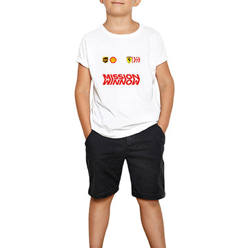 F1 Sponsor Beyaz Çocuk Tişört