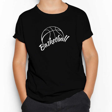 Basketball Season Siyah Çocuk Tişört