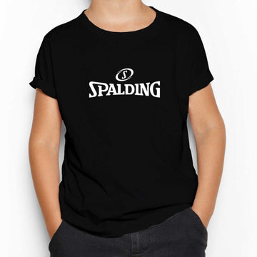 White Spalding Siyah Çocuk Tişört