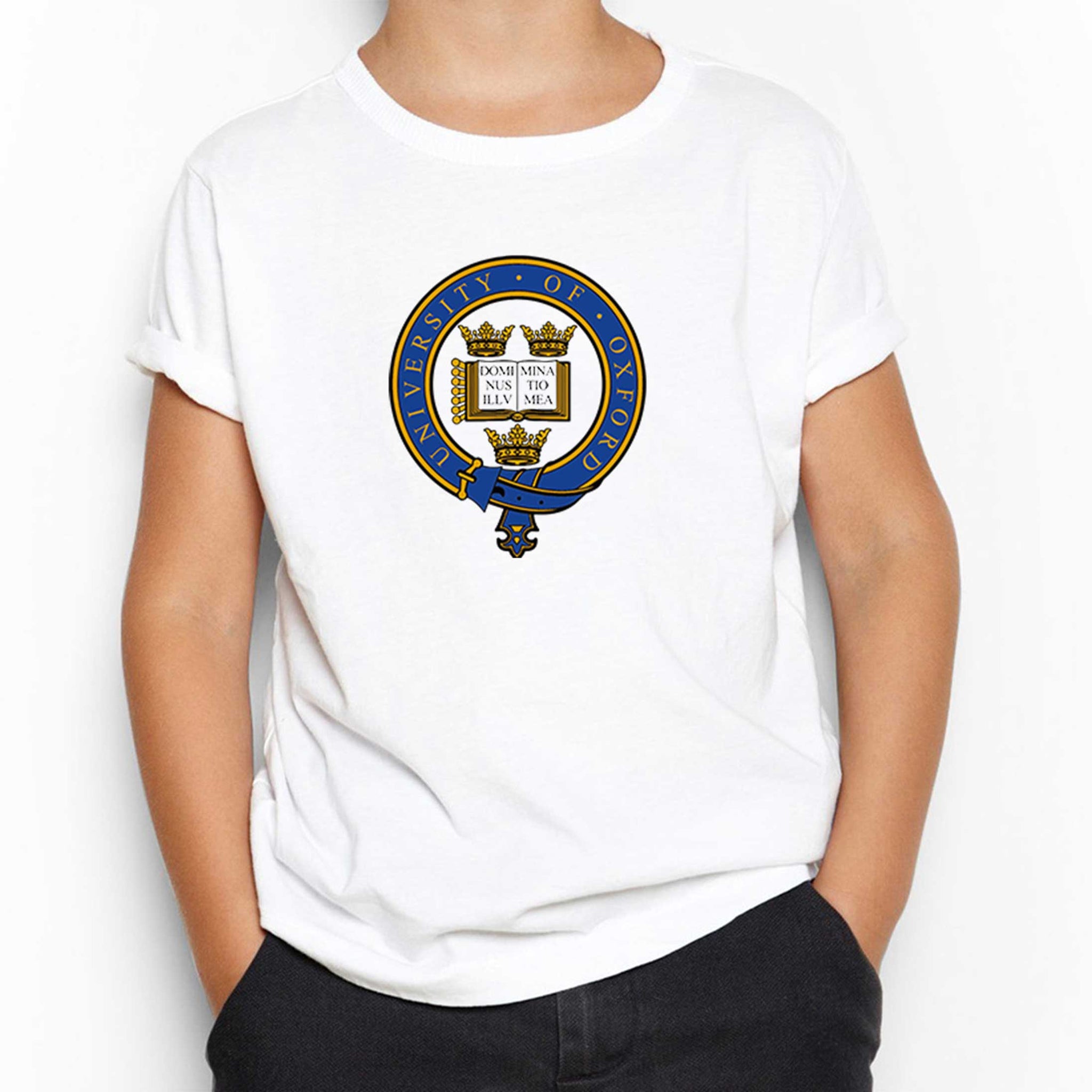 University Of Oxford Logo Beyaz Çocuk Tişört