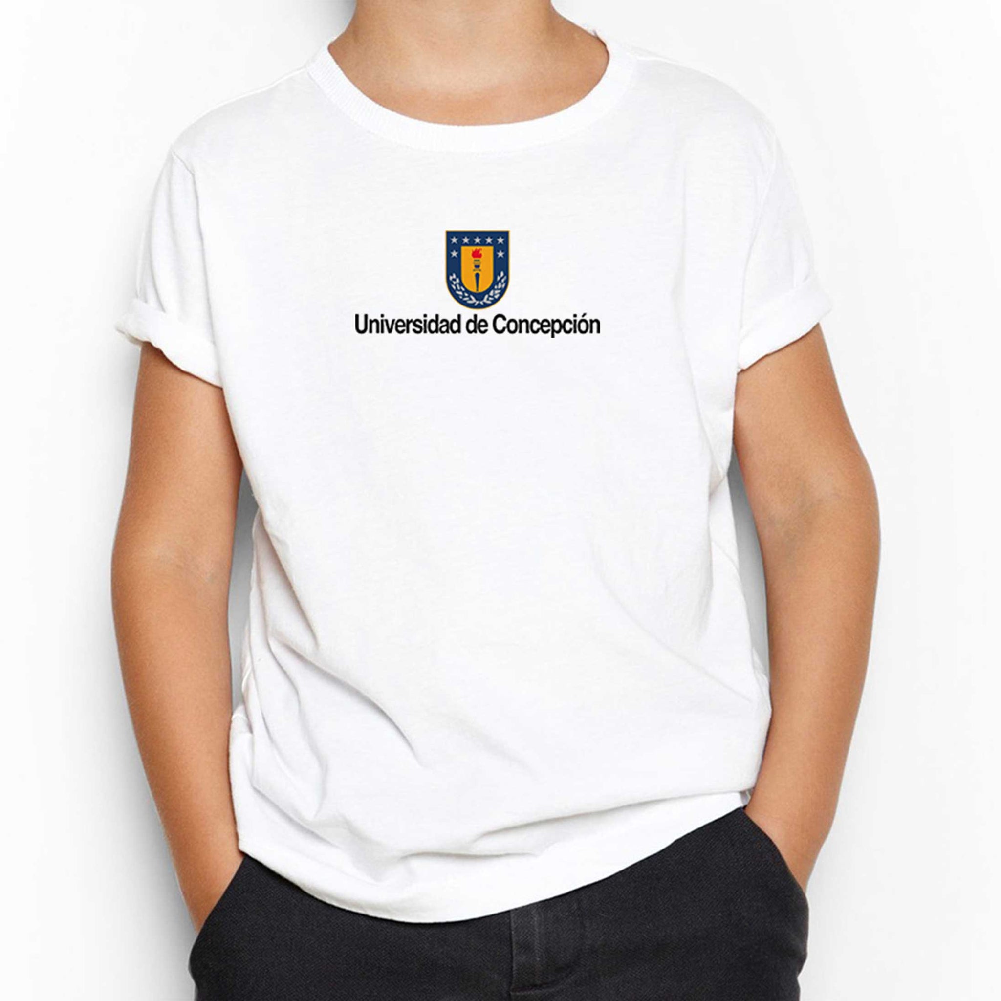 Concepcion University Logo Beyaz Çocuk Tişört