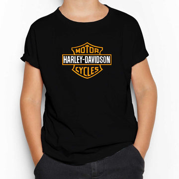 Harley Davidson Cycles Logo Siyah Çocuk Tişört