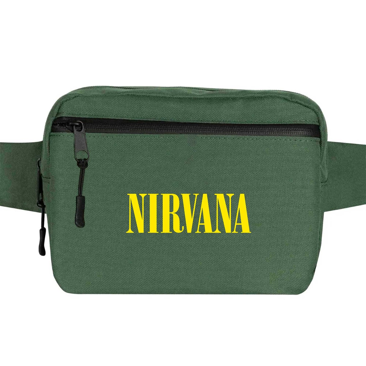 Nirvana Yazı Sarı Bel Çantası