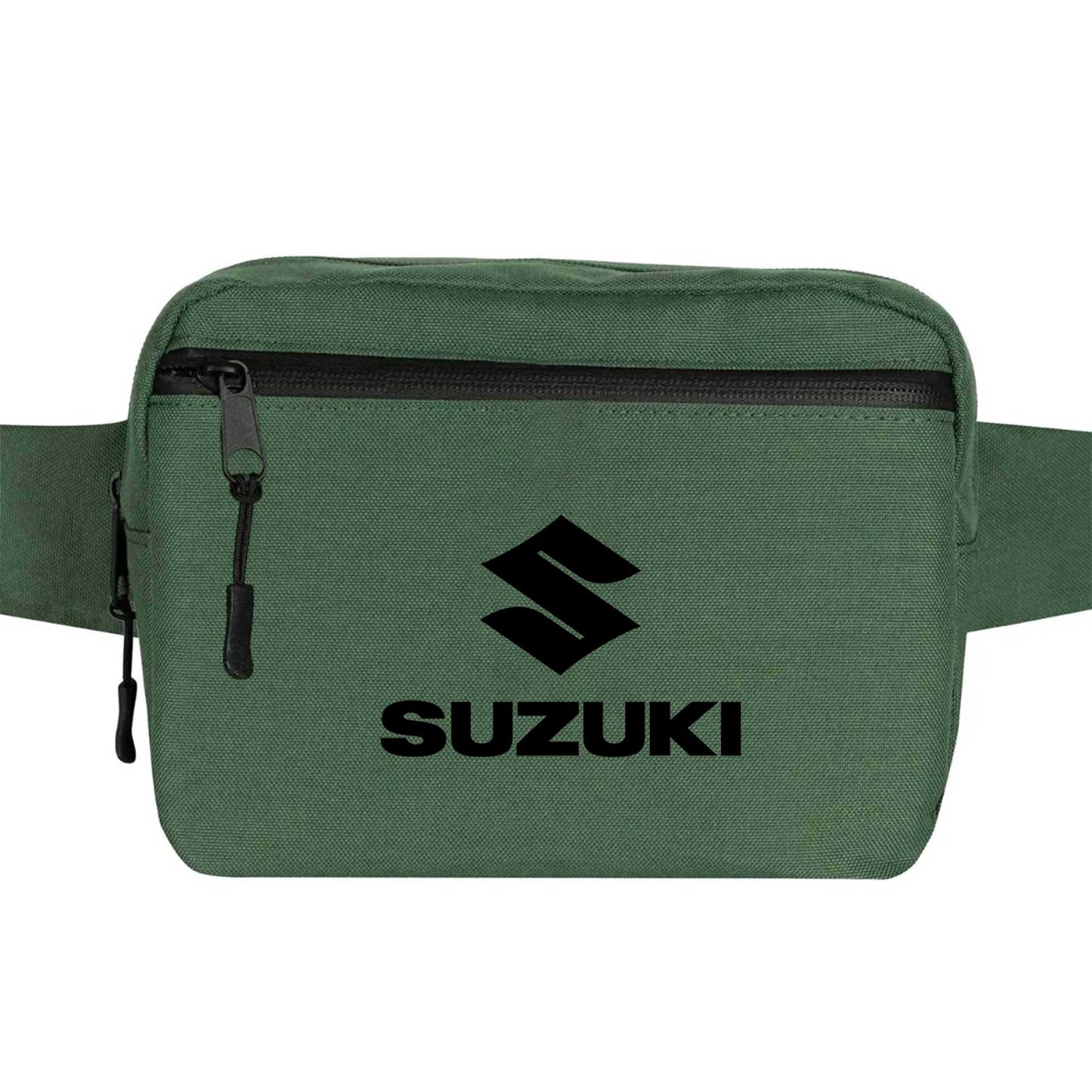 Suzuki Logo Text Black Bel Çantası