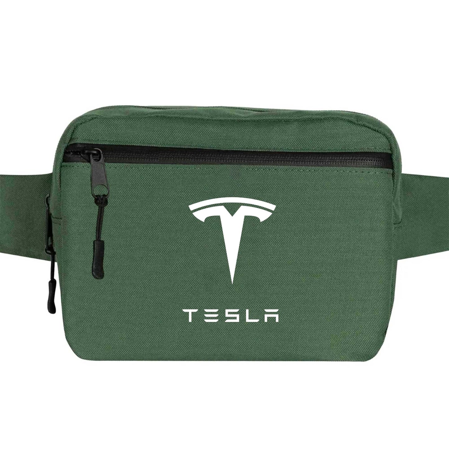 Tesla Logo Text Bel Çantası