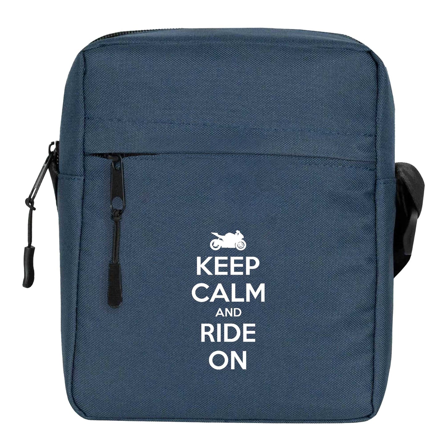 Keep Calm and Ride On Omuz Çantası