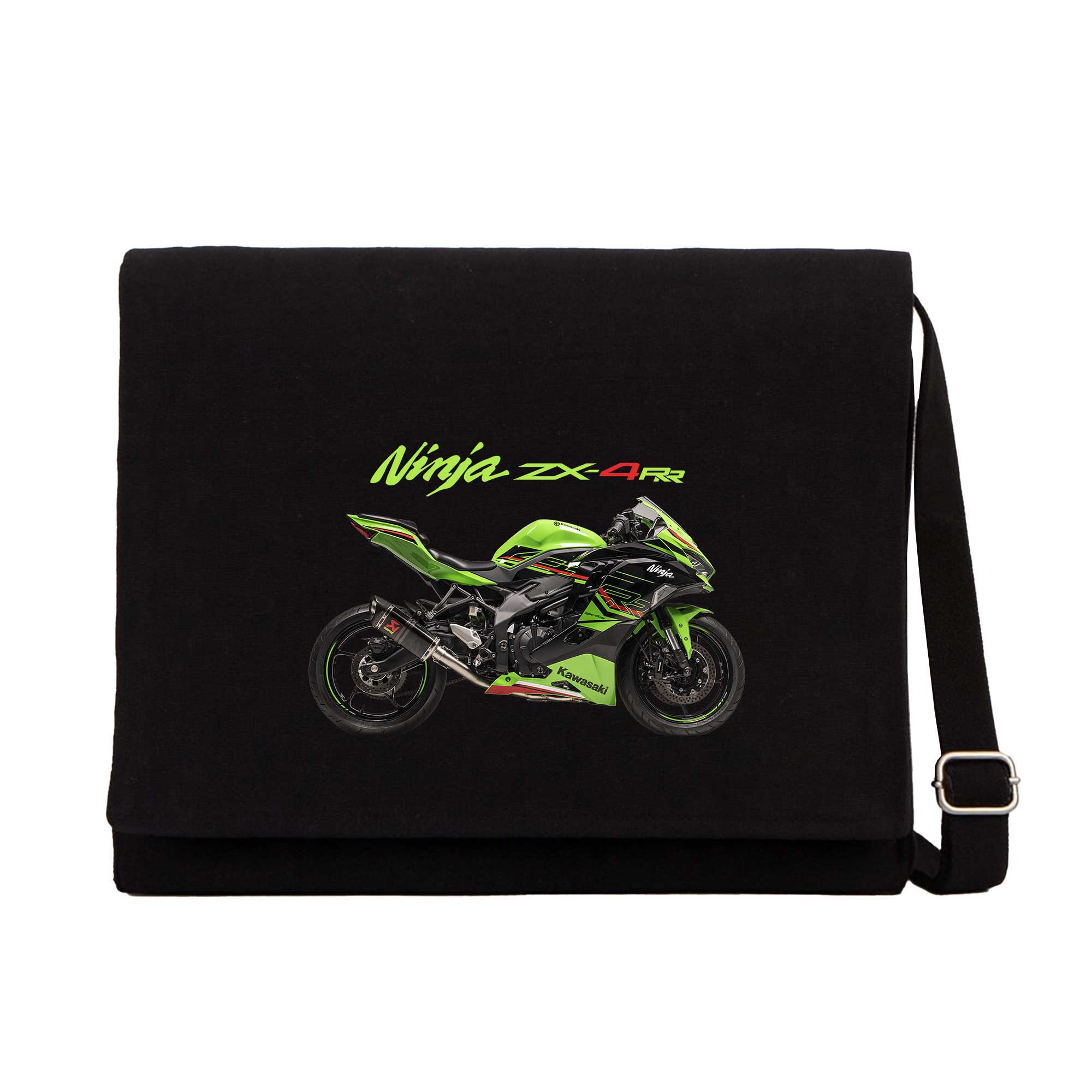 Kawasaki Ninja ZX4RR Siyah Postacı Çantası | Zepplin Giyim