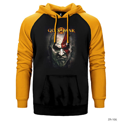 God of War 2 Çift Renk Reglan Kol Sweatshirt / Hoodie