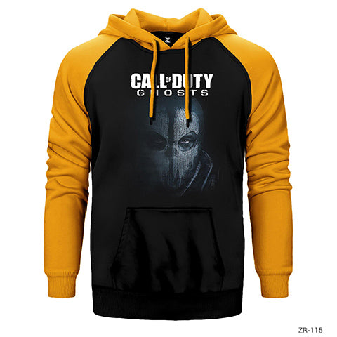 Call of Duty Cod Ghosts Çift Renk Reglan Kol Sweatshirt / Hoodie
