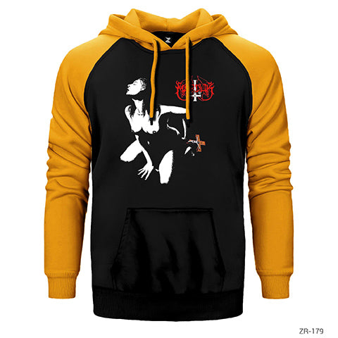 Marduk Çift Renk Reglan Kol Sweatshirt / Hoodie