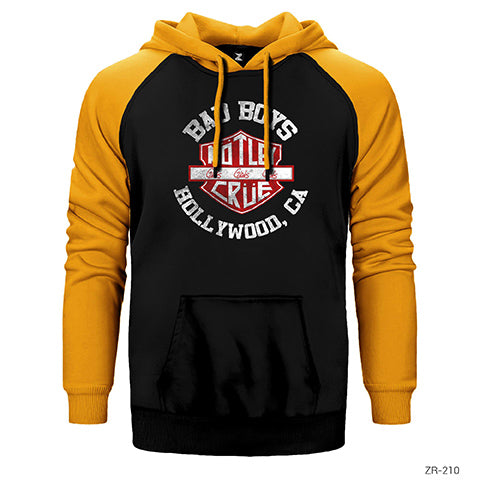 Motörhead Bad Boys Çift Renk Reglan Kol Sweatshirt / Hoodie
