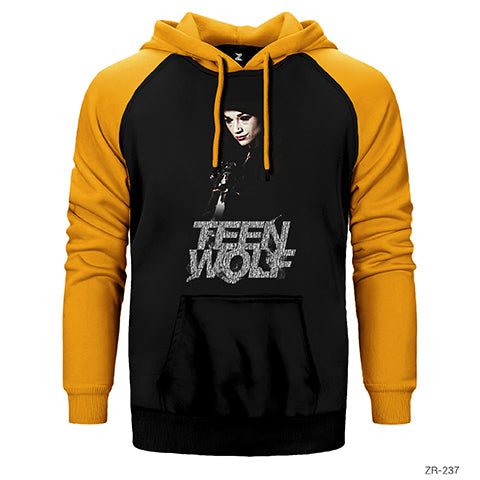 Teen Wolf Allison Çift Renk Reglan Kol Sweatshirt / Hoodie