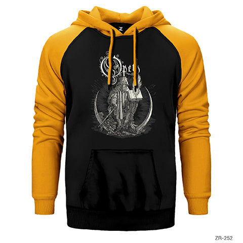 Opeth Çift Renk Reglan Kol Sweatshirt / Hoodie