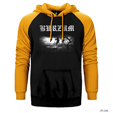 Burzum Çift Renk Reglan Kol Sweatshirt / Hoodie