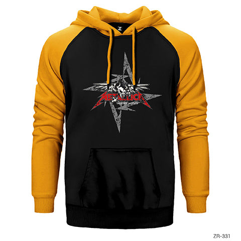 Metallica Seek And Destroy Blade Çift Renk Reglan Kol Sweatshirt / Hoodie